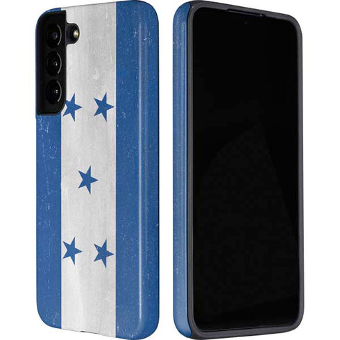 Honduras Flag Distressed Galaxy S22 Pro Case